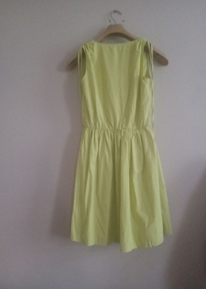 Trendyolmilla büzgülü ipli elbise - Görsel 4