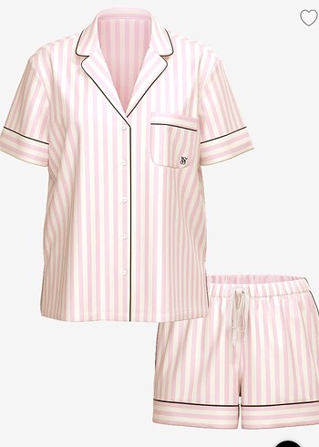 s Beden Victoria's Secret Saten Pijama Takımı