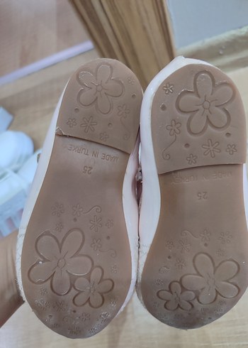 Kız Çocuk Pembe Dantel Detaylı Babet - Görsel 3