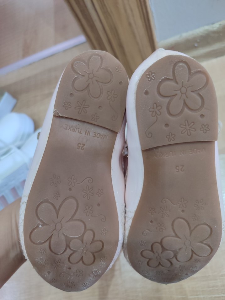 Kız Çocuk Pembe Dantel Detaylı Babet - Görsel 3