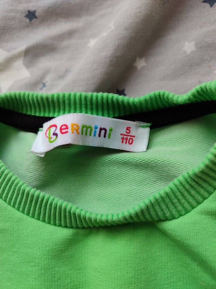 Erkek Çocuk Yeşil Baskılı Sweatshirt - Görsel 2