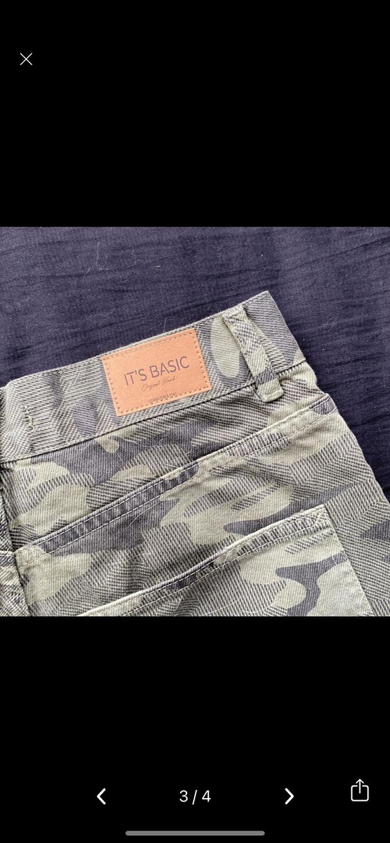 Kadın Kamuflaj Skeater jean - Görsel 3