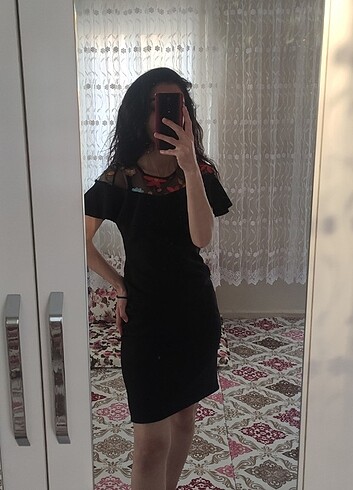 s Beden siyah Renk Siyah kalem elbise düz siyah elbise