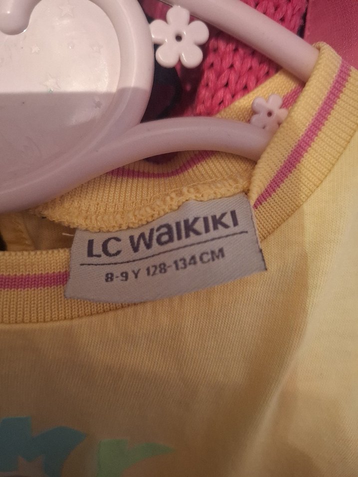 Sarı Renkli Kız Çocuk Fırfırlı Elbise - Görsel 5