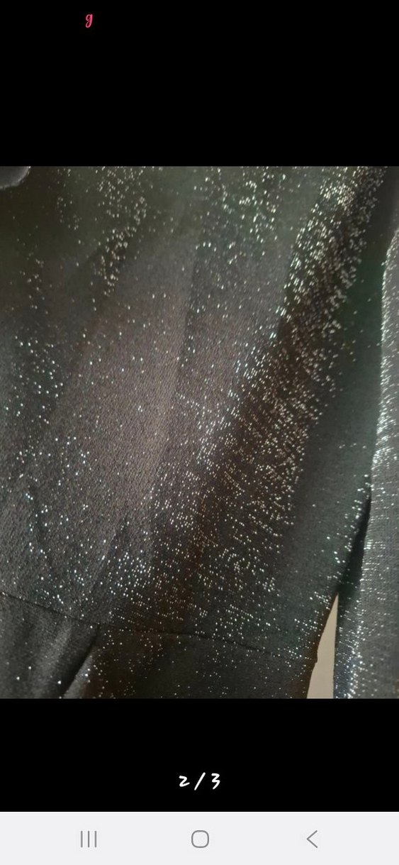 Uzun Kollu Siyah Fırfırlı Gotik Elbise - Görsel 2