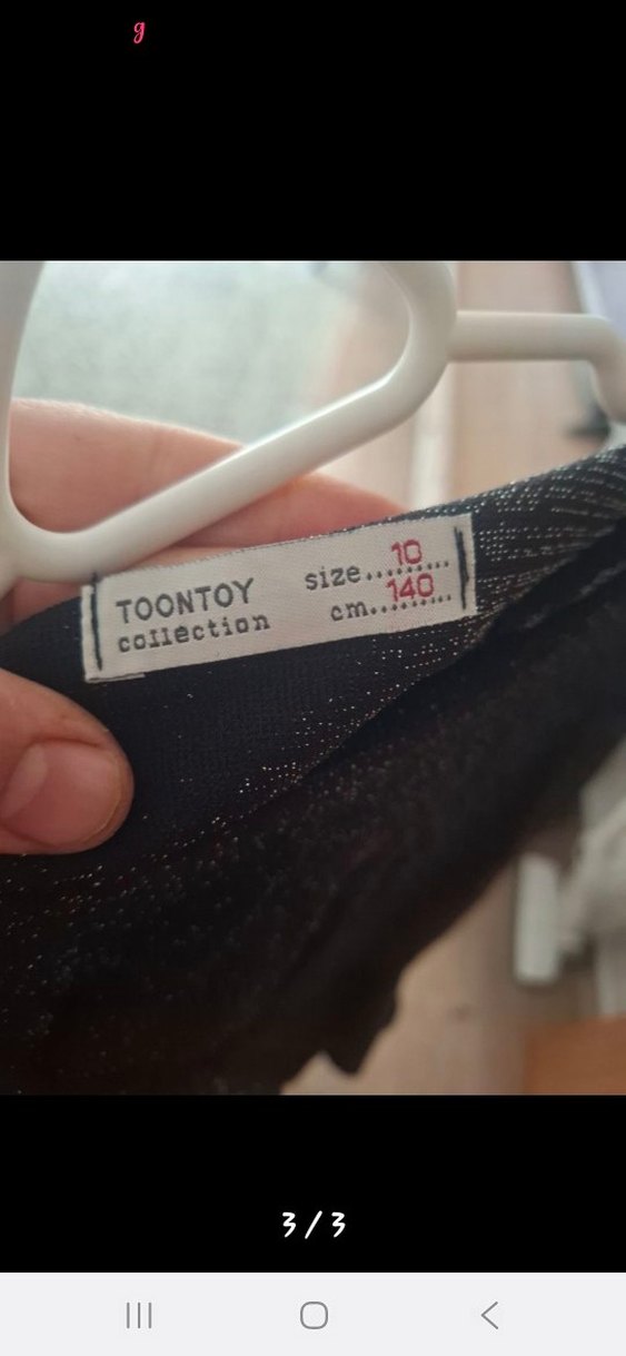 Uzun Kollu Siyah Fırfırlı Gotik Elbise - Görsel 3