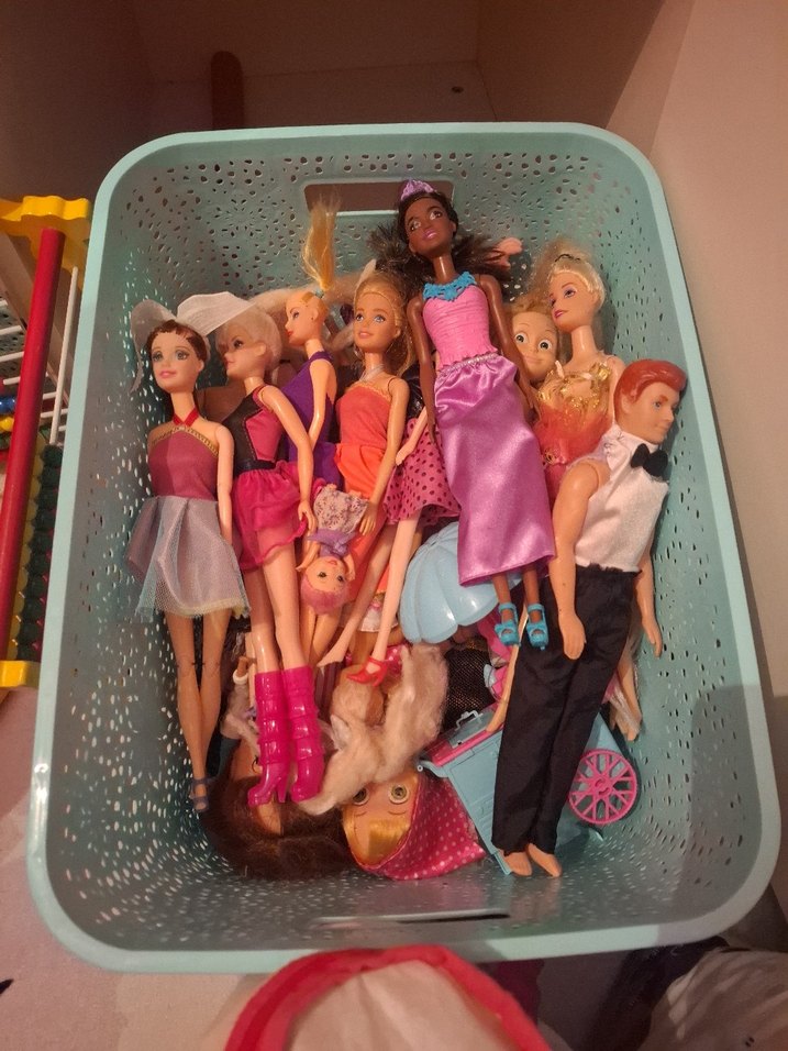 barbie dolabi ve barbie bebekler - Görsel 4