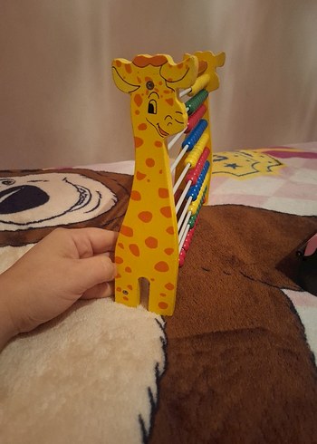 Renkli Ahşap Abaküs Sayma Oyuncağı - Görsel 2