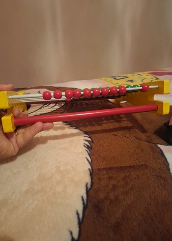 Renkli Ahşap Abaküs Sayma Oyuncağı - Görsel 3