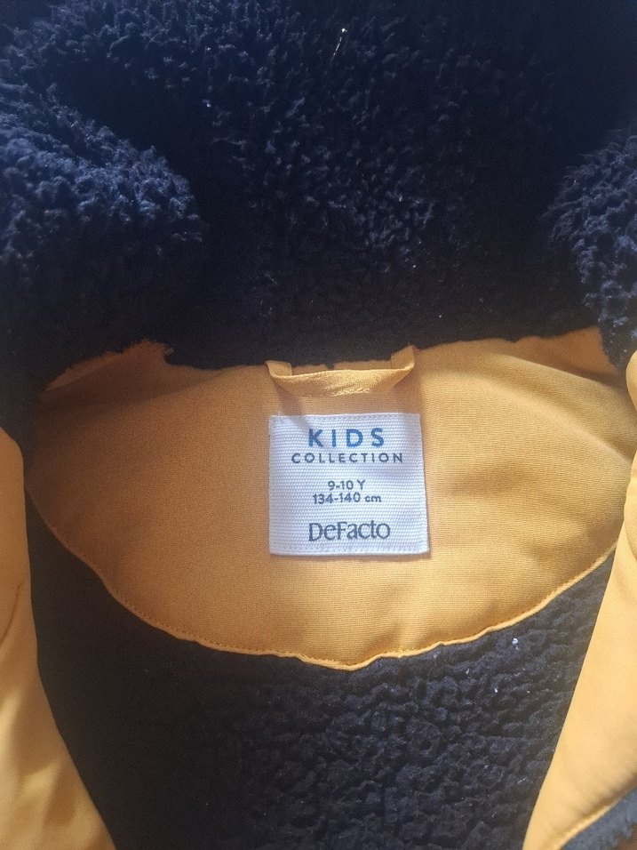 Kapüşonlu Sarı Kadın Mont - Görsel 2