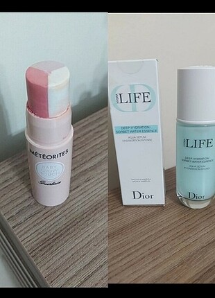 Givenchy meteorites baby glow dior life deep hydration