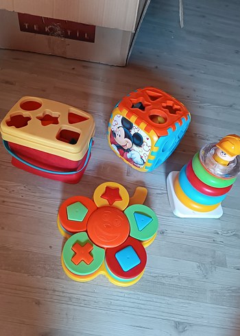 Beden Renk Renkli Eğitici Şekil ve Sayı Oyuncakları
