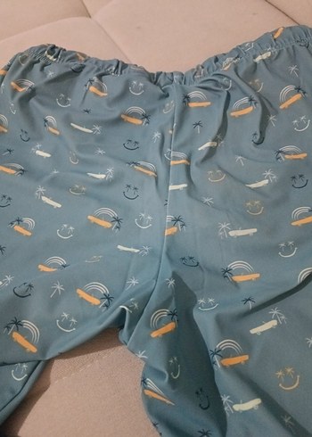 Erkek Çocuk Desenli ve Düz Deniz Şortu - Görsel 7