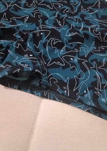 Erkek Çocuk Desenli ve Düz Deniz Şortu - Görsel 5