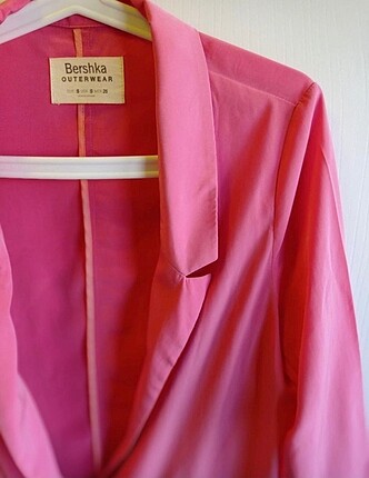 s Beden Bershka pembe blazer