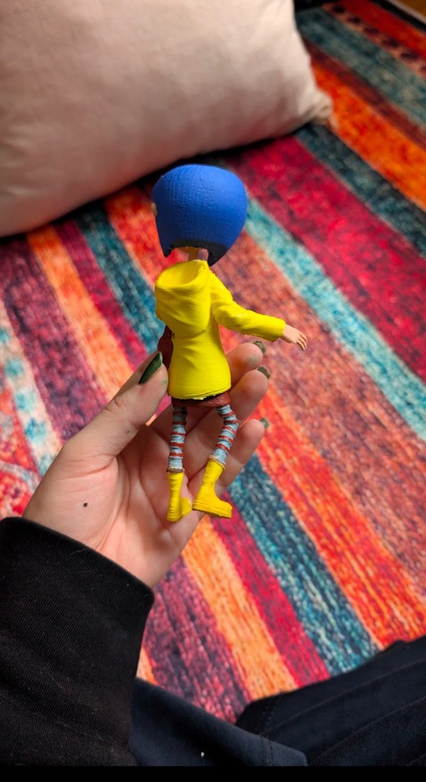 coraline 3d figür - Görsel 3