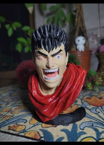 berserk guts 3d figür büst