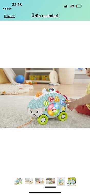 Fisher Price Sevimli Gezgin Kirpi