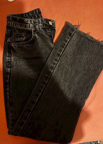 Siyah Kadın Denim Pantolon