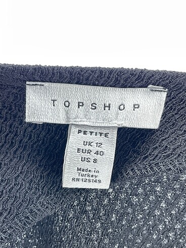 40 Beden siyah Renk Topshop Mini Elbise %70 İndirimli.