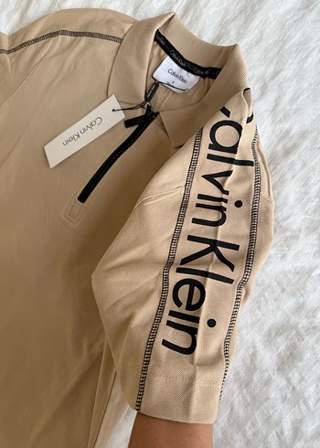 CK Fermuarlı Kısa Kollu Erkek Polo Tişört - Görsel 5