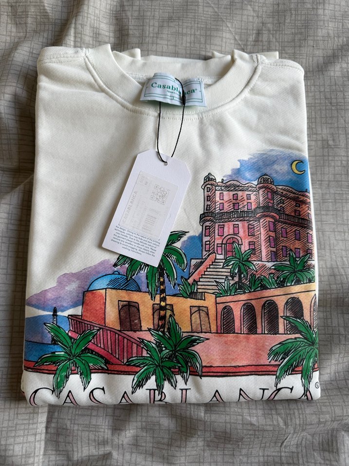 CASABLANCA ORJİNAL UNİSEX SWEATSHİRT - Görsel 2