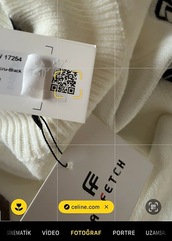 Celine  Beyaz Kazak - Görsel 10