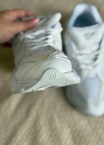 New Balance 9060 Triple White - Görsel 6
