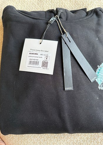 FARFETCH AMİRİ Kapüşonlu Siyah Sweatshirt - Görsel 7