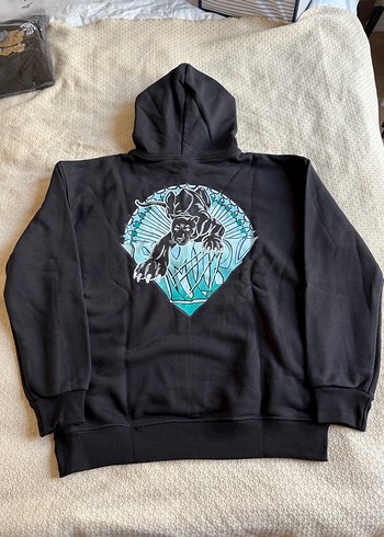 FARFETCH AMİRİ Kapüşonlu Siyah Sweatshirt - Görsel 9