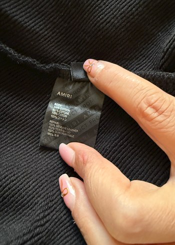 FARFETCH AMİRİ Kapüşonlu Siyah Sweatshirt - Görsel 11