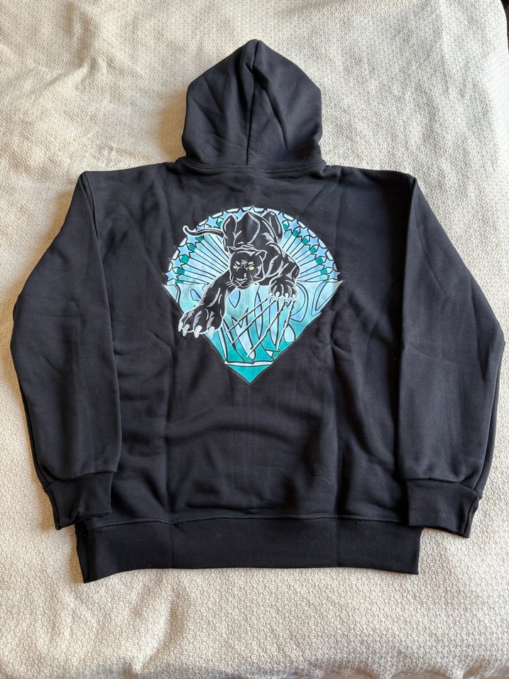 FARFETCH AMİRİ Kapüşonlu Siyah Sweatshirt - Görsel 4