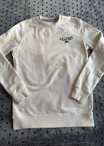 Lacoste Beyaz Erkek Sweatshirt - Görsel 3