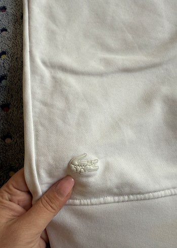 Lacoste Beyaz Erkek Sweatshirt - Görsel 6