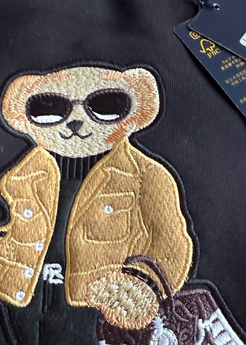 Polo Bear Nakışlı Unisex Sweatshirt - Görsel 2