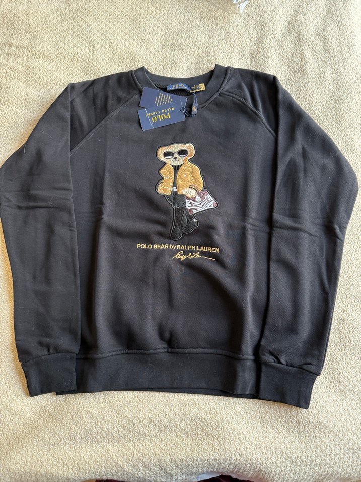 Polo Bear Nakışlı Unisex Sweatshirt - Görsel 4