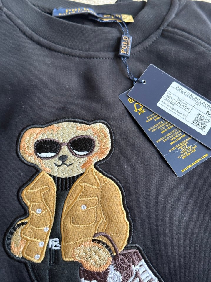 Polo Bear Nakışlı Unisex Sweatshirt - Görsel 3