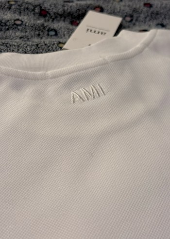 AMI PARİS Beyaz Erkek Sweatshirt, Nakışlı, - Görsel 6