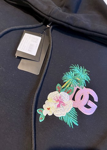 Dolce & Gabbana Siyah Kapüşonlu Sweatshirt - Görsel 4