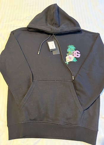 Dolce & Gabbana Siyah Kapüşonlu Sweatshirt - Görsel 3