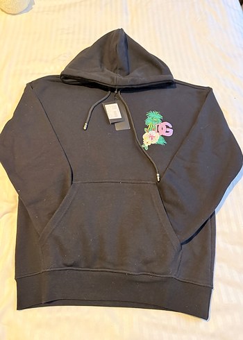 Dolce & Gabbana Siyah Kapüşonlu Sweatshirt - Görsel 8