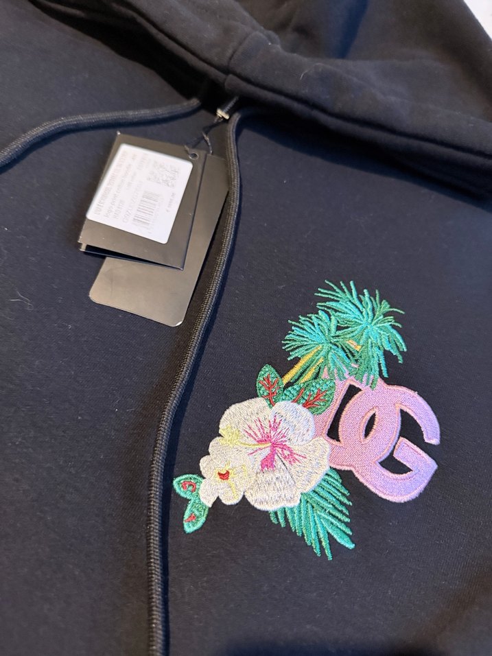 Dolce & Gabbana Siyah Kapüşonlu Sweatshirt - Görsel 4