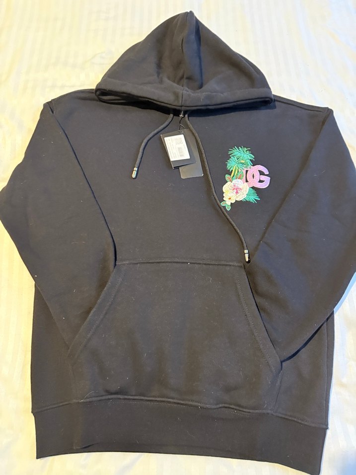 Dolce & Gabbana Siyah Kapüşonlu Sweatshirt - Görsel 3