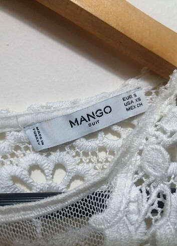 s Beden Mango dantel bluz