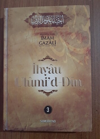 Ihyau Ulumiddin 3.cilt | Imam Gazali