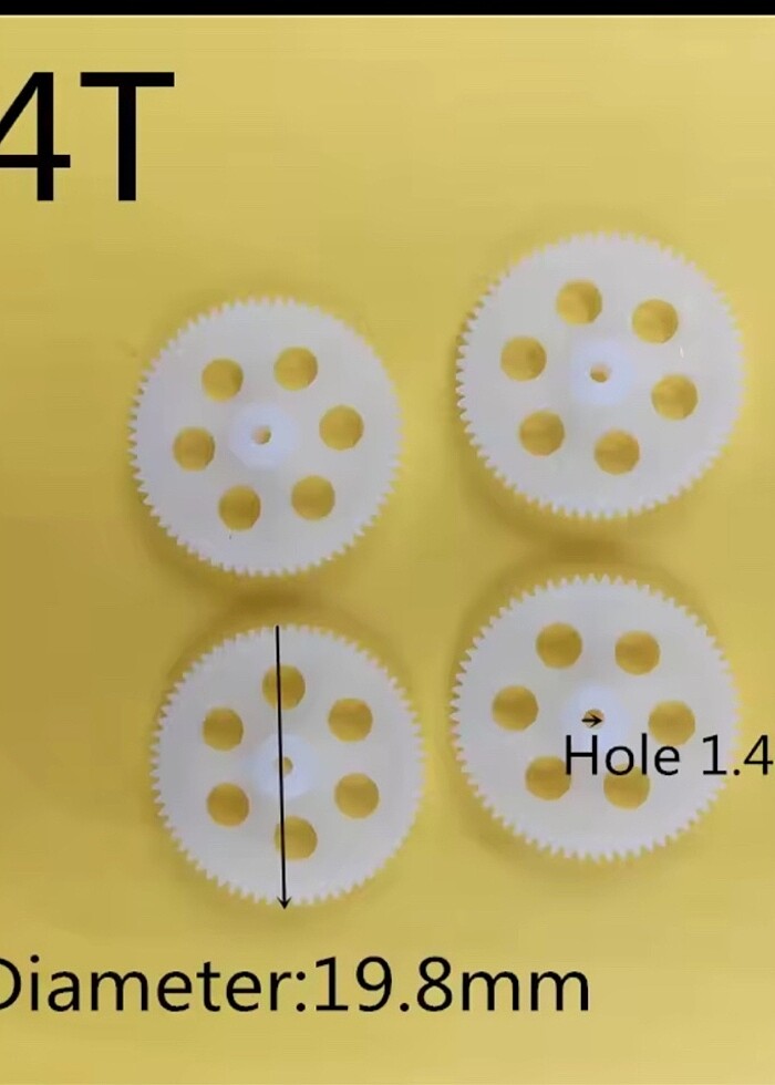 Fly h828w Pervane dişlisi 4 tane sıfır - Görsel 2