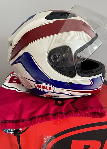 BELL Kırmızı Biker Motosiklet Kaskı - Görsel 5