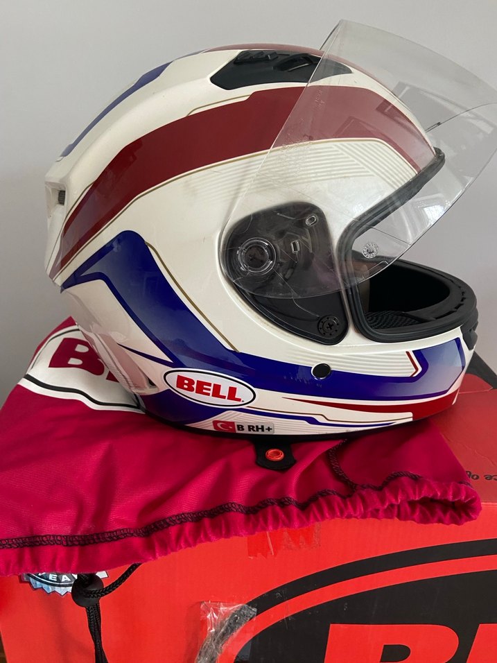 BELL Kırmızı Biker Motosiklet Kaskı - Görsel 5