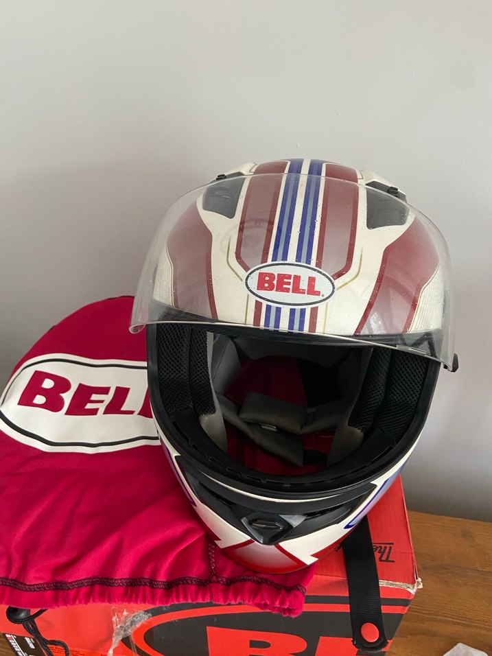 BELL Kırmızı Biker Motosiklet Kaskı - Görsel 2