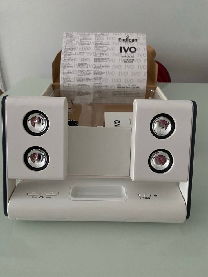Endican IVO Beyaz Hoparlör - Görsel 2